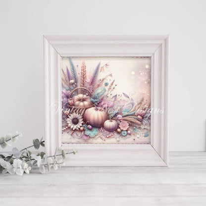 Digital Prints Fall Pumpkins No.1 Illustrations Instant Download