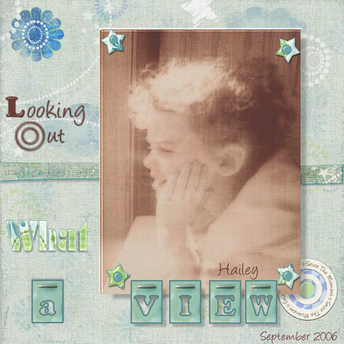 Digital Scrapbooking Fancy Pants Kit Instant Download