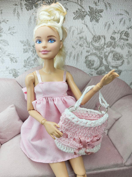 Barbie Fashion Doll Bag No.4 Handmade Crochet