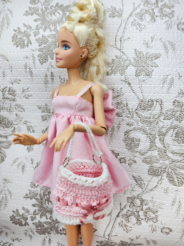 Barbie Fashion Doll Bag No.4 Handmade Crochet