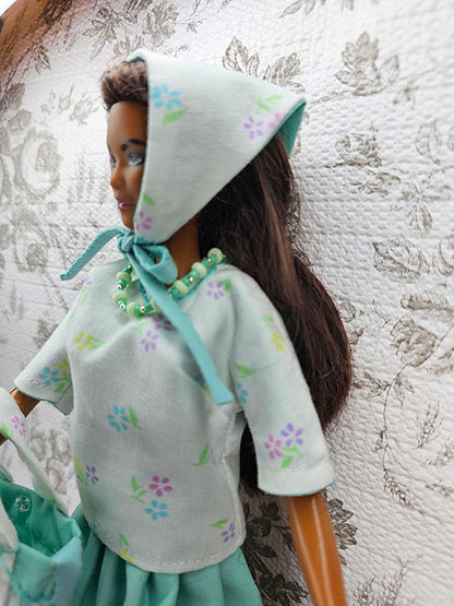 Barbie Fashion Doll Outfit No.10 Handmade 11.5" Scale Clothes