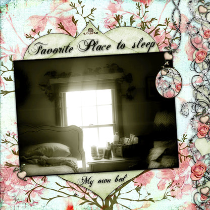 Digital Scrapbooking Favorite Place Quick Page No.2 Instant Download