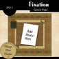 Digital Scrapbooking Fixation Quick Page Nr. 1 Sofort-Download