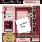 Digital Scrapbooking Forget Me Not Quick Page No.1 Instant Download