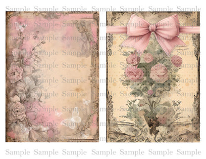 Digital Scrapbooking French Boudoir No.1 Kit Instant Download