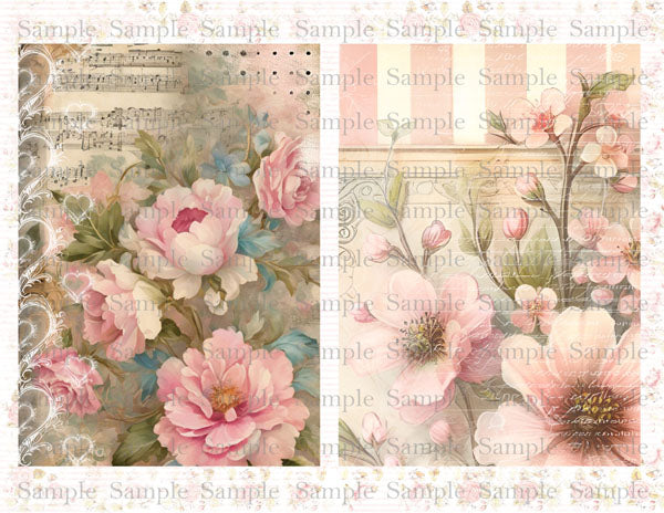 Digital Scrapbooking French Boudoir No.1 Kit Instant Download