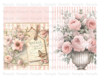 Digital Scrapbooking French Boudoir No.1 Kit Instant Download