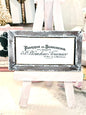 Miniature French Sign No.9 Art Dollhouse Wall Decor 1:12 Scale