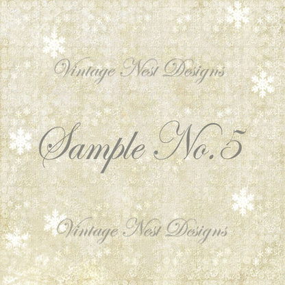 Frosty Flakes Scrapbooking Kit Digital Prints Illustration