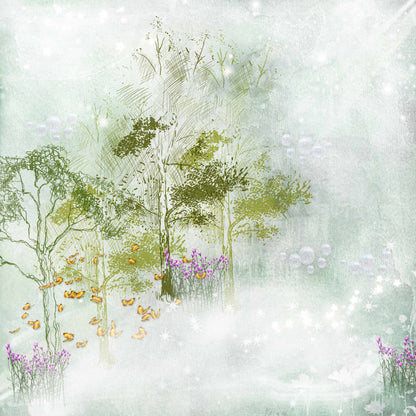 Digital Scrapbooking Glitter Serenade Kit Instant Download