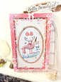 Image murale de maison de poupée Miniature Goodbye Kitty n°1 Art à l'échelle 1:12