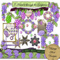 Digital Scrapbooking Grapevine Kit Sofort-Download