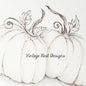 Digital Print Halloween Pumpkins No.7 Pen & Ink Miniature Instant Download