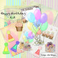 Digital Scrapbooking Happy Birthday Kit Instant Download