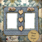 Digital Scrapbooking Heart & Roses Quick Page No.1 Instant Download