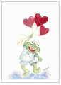Digital Print Kermit No.1 Childrens Character Watercolor Painting Instant Download