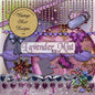 Digitales Scrapbooking Lavendel Nebel Set Sofort Download
