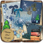 Digitales Scrapbooking „Let it Snow“-Set Sofort-Download