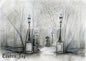 Digital Print London Fog No.1 Watercolor Instant Download