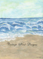Digital Print Making Waves No.1 Acrylic Painting Instant Download