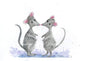 Digital Print Mice No.8 Watercolor Painting Instant Download