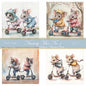 Digital Prints Nursery Mice No.1 Illustration Instant Download
