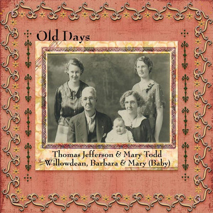 Digital Scrapbooking Old Days Quick Page No.1 Instant Download