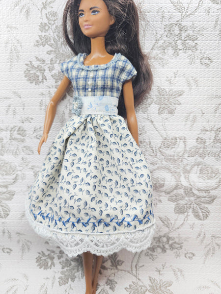 Barbie Fashion Doll Outfit No.12 Handmade 11.5" Scale Clothes