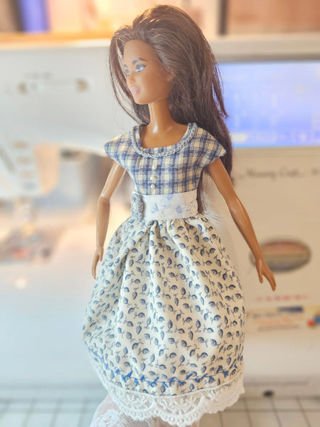 Barbie Fashion Doll Outfit No.12 Handmade 11.5" Scale Clothes