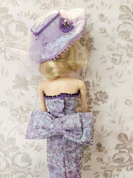 Barbie Fashion Doll Outfit No.13 Handmade 11.5" Scale Clothes, Dress, Shoes Purse, Hat