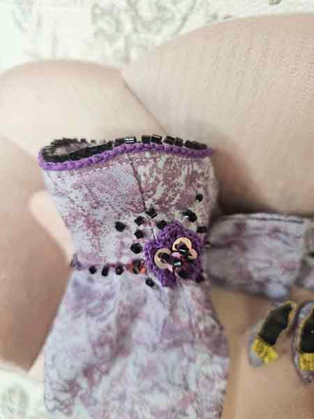 Barbie Fashion Doll Outfit No.13 Handmade 11.5" Scale Clothes, Dress, Shoes Purse, Hat