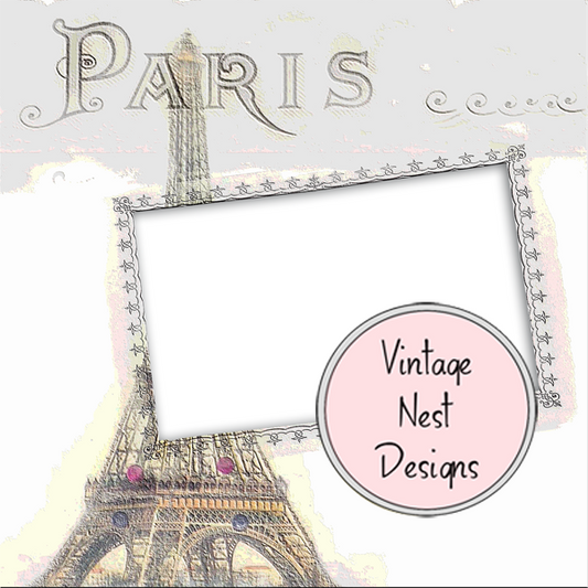 Nuits de Paris Page Rapide N°1 Scrapbooking Numérique à Imprimer