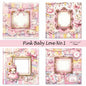 Digital Prints Pink Baby Love No.1 Scrapbooking Illustration Instant Download
