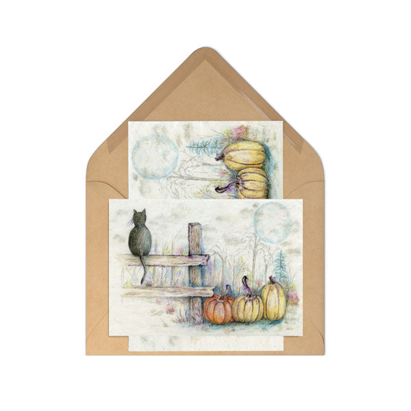 Digital Print Pumpkin Patch No.1:2 Watercolor Painting