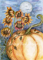 Digital Print Pumpkin Patch No.6 Watercolor Wall Decor Instant download
