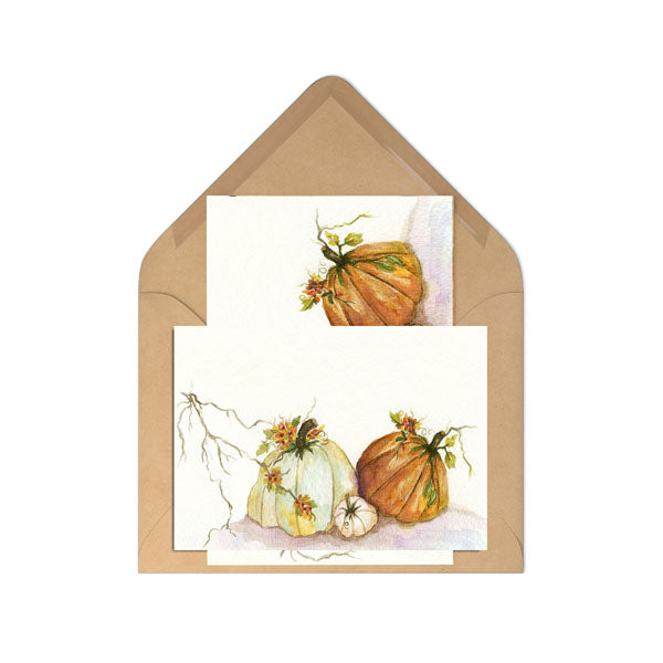 Digital Prints Rugged Pumpkins No.1 Watercolor Painting Instant Download