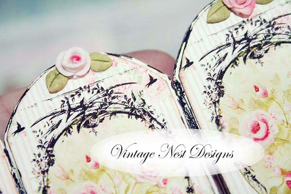 Miniature Dressing Screen No.5 Handmade for Dollhouse