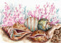 Digital Print Sea Shells No.1 ACEO Watercolor Painting Instant Download