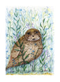 Digital Print Seal No.1 Watercolor Wall Decor Instant Download
