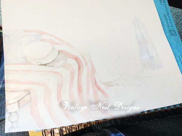 Digital Print Semper Fi No.1 Watercolor Instant Download
