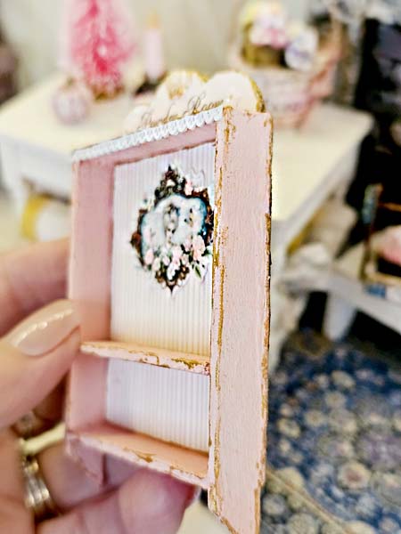 Miniature Shelf No.114 Handmade for Dollhouse