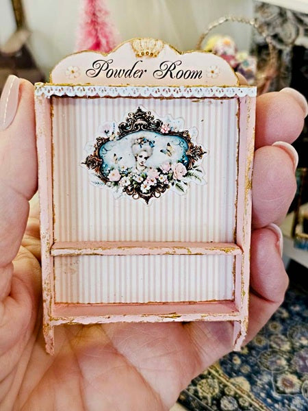 Miniature Shelf No.114 Handmade for Dollhouse