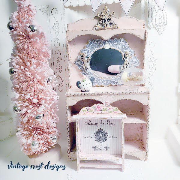 Miniature Shelf No.71 Handmade for Dollhouse