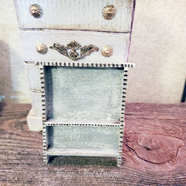 Miniature Shelf No.86 Handmade for Dollhouse