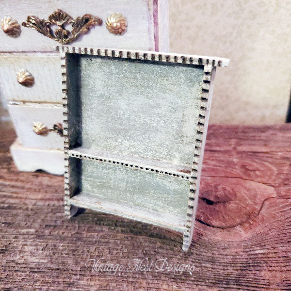 Miniature Shelf No.86 Handmade for Dollhouse
