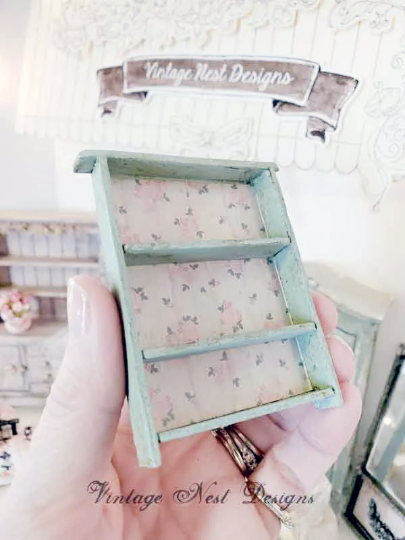 Shelf No.91 Dollhouse Miniature Handmade