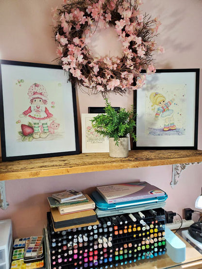 Digital Print Rainbow Bright No.1 Watercolor Wall Decor Instant Download