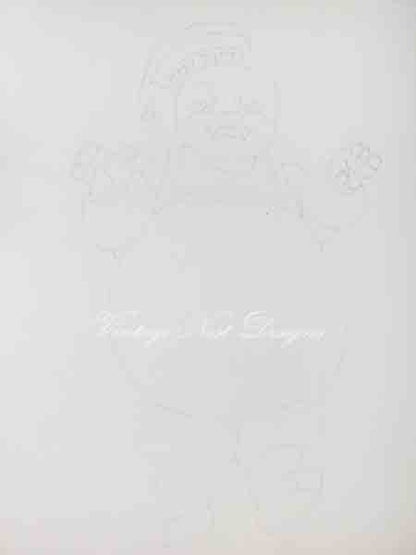 Digital Print Stay Puft No.1 Watercolor Painting Instant Download