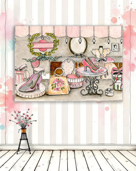 Store Front No.1 Digital Print Acrylic Painting