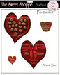 Digital Prints The Sweet Shoppe No.2 Candy Graphics Instant Download